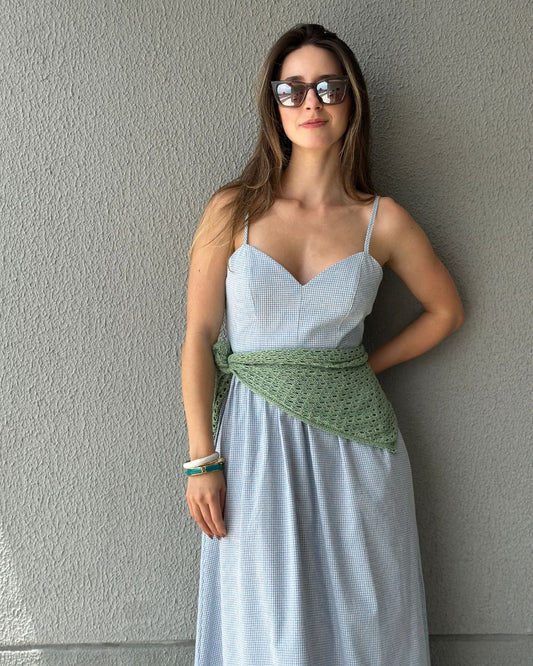 Lenço de Tricô Oliva