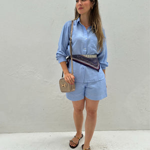 Conjunto de Short e Camisa Alfaiataria Romã