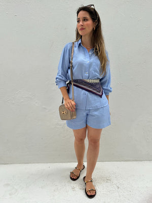 Conjunto de Short e Camisa Alfaiataria Romã