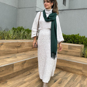 Pashmina Verde Oliva