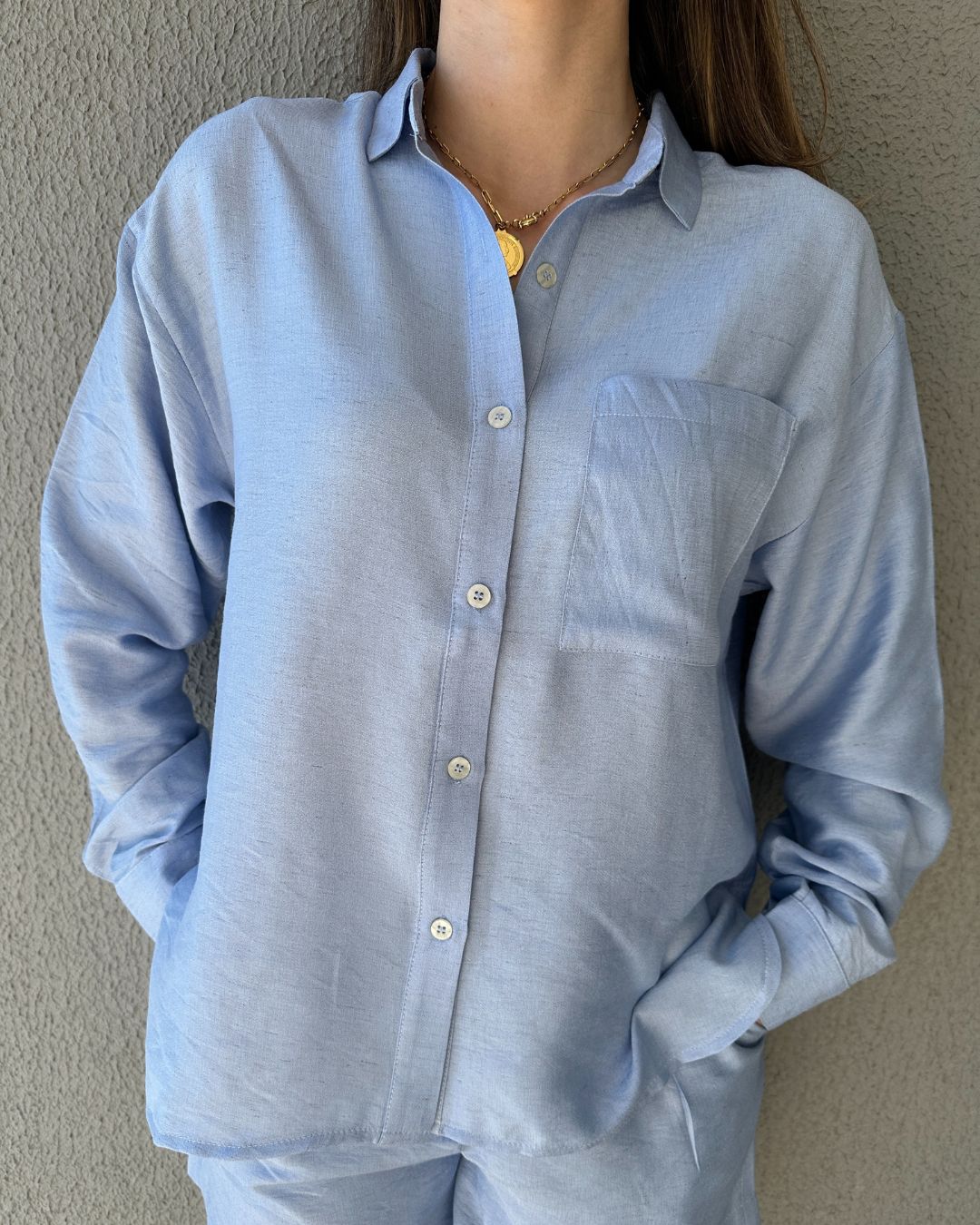 Conjunto de Short e Camisa Alfaiataria Romã