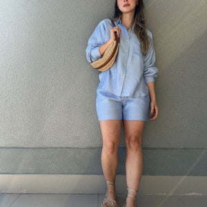 Conjunto de Short e Camisa Alfaiataria Romã