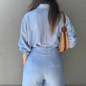 Conjunto de Short e Camisa Alfaiataria Romã