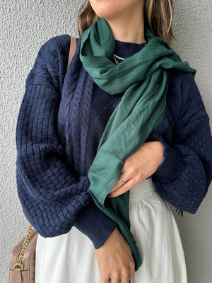 Pashmina Verde Oliva