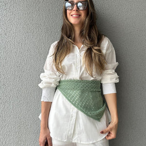 Conjunto de Algodão com Calça Reta e Camisa Tradicional Branco Pequi