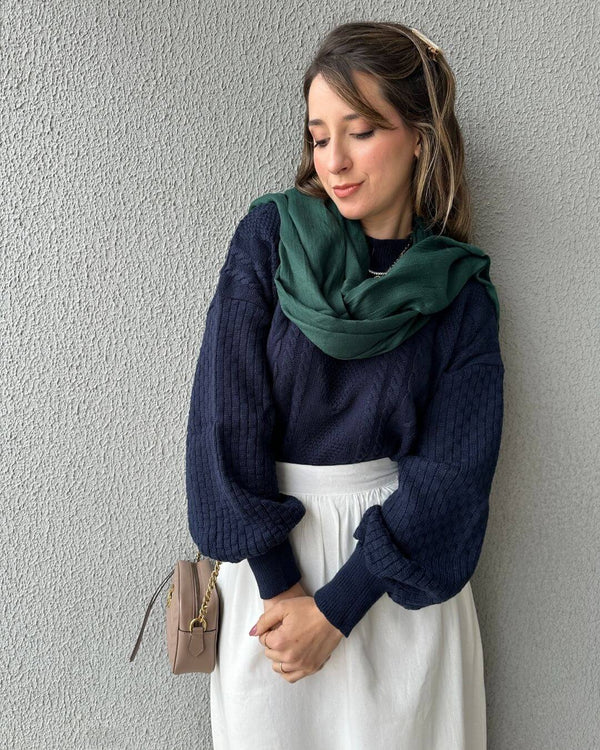 Pashmina Verde Oliva