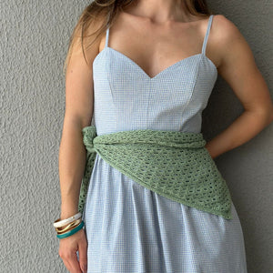 Lenço de Tricô Oliva