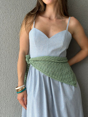 Lenço de Tricô Oliva