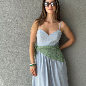 Lenço de Tricô Oliva