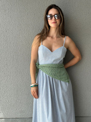 Lenço de Tricô Oliva