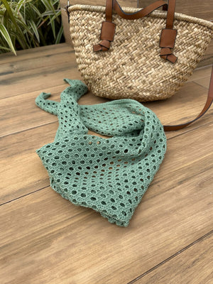 Lenço de Tricô Oliva