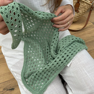 Lenço de Tricô Oliva