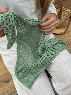 Lenço de Tricô Oliva