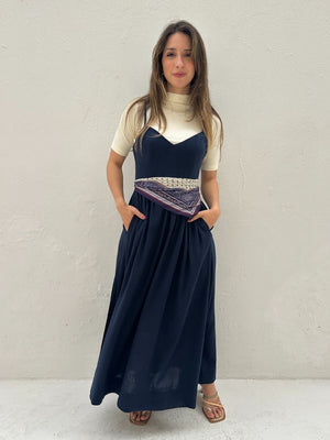 Body de Malha com Gola Fechada e Manga Curta Amarela Amarílis