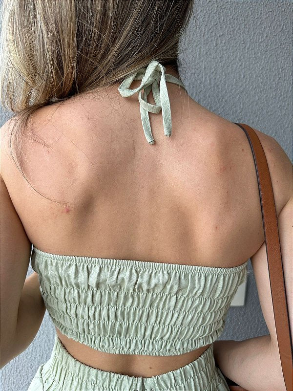 Kit Menta: Top e Short - Leveza e Conforto